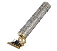 ZDAGELD Cortapelos Profesional Para Hombre Afeitadora Eléctrica T, Recortadora De Barba Inalámbrica Con Batería Incorporada, Cuchillas De Cerámica Amigables Con La Piel, Pantalla LED, (Oro)
