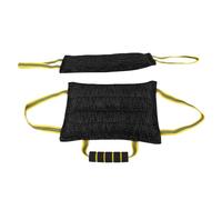 ZDAGELD Dog Pillow Tug Toy, Bite Pillow Diseñado Específicamente para Perros de Trabajo, con Refuerzo de Costura Profesional, Adecuado para Ilustrar el Interés de Las Mordeduras de (Negra)