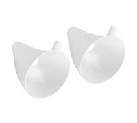 ZDAGELD Embudo de Harina, Mezclador de Pie con Cabezal Inclinable Artisan Ksm150, Accesorio de Embudo de Plástico con Diseño de Vertido para Suministros para Hornear Fácilmente (Blanca)