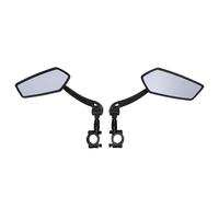 ZDAGELD Espejo de Bicicleta Ajustable, Espejo HD de Visión Amplia para Manillar de 2,4 Cm, Rotación de 360° para Espejos Traseros de Ciclismo Versátiles y Estables, Paquete de 2 (DH12-2 Un juego de