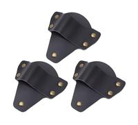 ZDAGELD Funda de Cuero para Linterna de Herramientas, Soporte de Cinturón de Cuero PU para mag TAC CR123, PolyTac 88850, Linternas Fenix PD35, Cinturones de 1,75 Pulgadas de Ancho, (Negra)