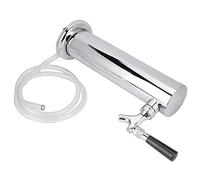 ZDAGELD Grifo de Cerveza, Dispensador de Grifo único de Acero Inoxidable con Torre de Barril para Equipos de Elaboración de Cerveza Casera, de de Barril