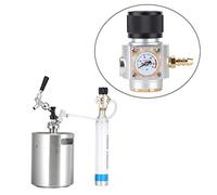 ZDAGELD Kit de Cargador de CO2 con Rosca sin Necesidad de Usar Adaptador para Elaboración de Cerveza con Soda, Material de Aluminio de Calidad para un Rendimiento Estable y Alta