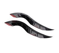 ZDAGELD Llamativa Decoración de Bocina de Techo de Coche, Adorno único y Elegante para SUV Sedan Hatchback, Transforma Tu Vehículo con Material ABS, No Requiere Perforación, Ajuste (Negra)