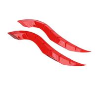 ZDAGELD Llamativa Decoración de Bocina de Techo de Coche, Adorno único y Elegante para SUV Sedan Hatchback, Transforma Tu Vehículo con Material ABS, No Requiere Perforación, Ajuste (Roja)