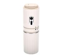 ZDAGELD Portátil con Molinillo Incorporado, Taza de Extracción de café de Viaje Aislada de 600 Ml para Camping y Oficina, Máquina de Preparación Eléctrica con Operación c