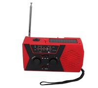 ZDAGELD Radio de Manivela con Recepción Am FM WB Batería Alerta Meteorológica Radio FM Portátil con Salida de 2,7-4,2 V para Exteriores