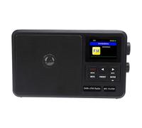 ZDAGELD Radio Solar Portátil con Perilla Grande de Sintonización Dab USB BT Batería Alternativa a la Antorcha Solar, Internet Inalámbrico de Fidelidad, Temporizador de Apagado para (Enchufe Europeo)