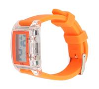 ZDAGELD Relojes para Hombre Reloj Deportivo Digital para Hombres y Mujeres, Reloj de Pulsera Ultraligero de 27,4 G con Pantalla Grande y Retroiluminación EL, Resistente (Correa Naranja Concha