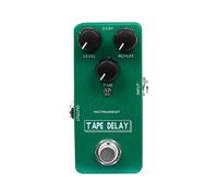 ZDAGELD Retardo de Distorsión de Cinta con Señal Seca Analógica Retardo Digital Pedal de Efectos de Guitarra Eléctrica para Señales Distorsionadas Limpias, Carcasa Totalmente Metálica