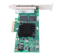 ZDAGELD Tarjeta de Red Gigabit Ethernet, Adaptador PCI Express 1GbE con Controlador 350AM4, Puerto RJ45 X4, PCIE 2.1 X4, para Servidor de Escritorio, Compatible con Estándares X8, X16