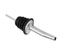 ZDAGELD Vertedor de Licor, Vertedor de Vino de Acero Inoxidable con Anillo de Sellado de Silicona, Control del Flujo de Líquido, Fácil de Limpiar, Adecuado para Diferentes Botellas,