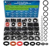 ZDBB 610 Piezas 7 Tamaño Manguera de Agua Junta y 20 Tamaño O Anillo de goma Arandela Surtido Kit de fontanería Grifo Tubería Ducha Cabeza de Reparación