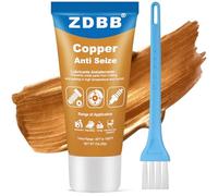 ZDBB La grasa antiadherente que contiene cobre previene la oxidación y la corrosión. Lubricante resistente a altas temperaturas para discos de freno de automóvil, 28 g/paquete