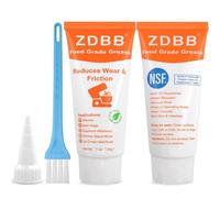 ZDBB Lubricante de grado alimenticio para batidoras Kitchen, lubricante para equipos de servicio alimentario NSF H1, grasa para cafeteras, paquete de 2 unidades de 1 oz.