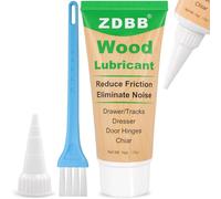 ZDBB Pasta lubricante de cera para cajones de madera Lubricante Door Elimina los ruidos de atascamiento Afloja las guías de los cajones Grasa para muebles de madera, 1 oz, paquete de 1 unidad