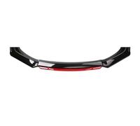 ZDDFCVB Alerón Delantero Coche, para Audi S3 A3-SLine 2013 2014 2015 2016 8V, Piezas Automóvil Delantero Lip Spoiler, Anti choques ProteccióN Accesorios,C/Black Red