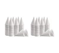 ZDdo Vasos de Cono de Papel, Vasos de Cono de Nieve, Vasos de Papel de Cono Recubiertos A de Fugas para Granizado, Hielo Raspado, Agua 400 Piezas