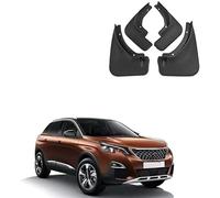ZDDYUU 4 Piezas Coche Faldillas antibarro para Peugeot 3008 2017-2021, Faldillas Antibarro Mudguards Salpicaderas Splash Flap Antisalpicaduras Trasero