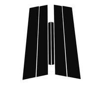 ZDDYUU Adhesivo Protector para Pilar B/C Coche para Civic 2001-2005, Pegatina Espejo para Pilar Adhesivo Decorativo Autoadhesivo Decorativo