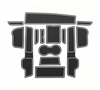 ZDDYUU Alfombrillas de Goma para Consola Central para Bestune X40 2019-2021, Portavasos Reposabrazos para Puerta Antipolvo Alfombrilla de Goma,White