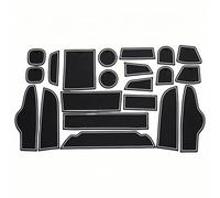 ZDDYUU Alfombrillas de Goma para Consola Central para BMW X4 2013-2016, Portavasos Reposabrazos para Puerta Antipolvo Alfombrilla de Goma,White
