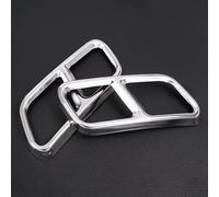ZDDYUU Cubierta del Tubo de Escape del Coche para Mercedes Benz S Class W221 Facelift 2010-2013, Coche de Escape Trasero del automóvil Tapa de Tubo de Cola Muffler Tapa,Silver