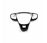 ZDDYUU Cubiertas Volante Pegatinas Decorativas para Ford Kuga Escape 2020 2021, Auto Volante Cubierta de Volante de Coche Marca Central Decorativas,Carbon Fiber