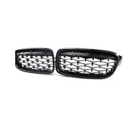 ZDDYUU Kit Parrillas Delanteras para BMW 3 Series F30 2012-2019, Parrilla Delantera Deportiva Rejilla Doble Riñón Cromada Estilo Tuning Diseño Riñón