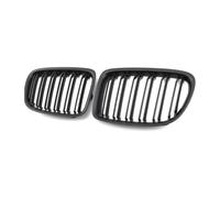 ZDDYUU Kit Parrillas Delanteras para BMW X1 Model E84 2011-2016, Parrilla Delantera Deportiva Rejilla Doble Riñón Cromada Estilo Tuning Diseño Riñón