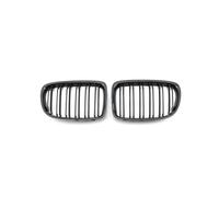 ZDDYUU Kit Parrillas Delanteras para BMW X1 Model E84 2011-2016, Parrilla Delantera Deportiva Rejilla Doble Riñón Cromada Estilo Tuning Diseño Riñón, Carbon Pattern
