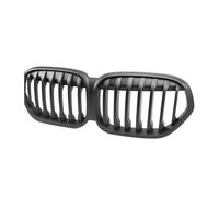 ZDDYUU Kit Parrillas Delanteras para BMW X1 Model F48 F49 2021, Parrilla Delantera Deportiva Rejilla Doble Riñón Cromada Estilo Tuning Diseño Riñón