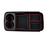 ZDDYUU Organizador Multifuncional Consola Central para Kia EV6 2021-2023, Bandeja Organizadora Consola Portaobjetos Accesorios Bandeja,Red