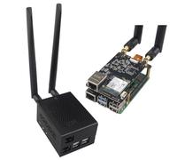 ZDE ZP596 PCIe to M.2 E Key WiFi7 6 6E 5 PCIe to 2.5G Ethernet Network Port Hat 2.5GB 2.5GBE with ZC506 Aluminum Case for Raspberry Pi 5 Support Google TPU WiFi 7 BE200 WIFI6E AX210 MT7922 WIFI6