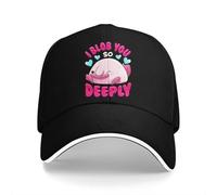 ZDEDPWNKU Color Puro Sombreros de papá adorables Te dejo Tan caótico Sombrero Parasol Tapas de Visera Blobfish Feo Pez con Pico