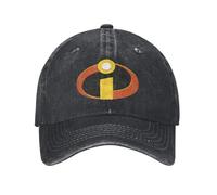 ZDEDPWNKU Gorra de béisbol Incredibles Diused Super Emblem Vaquera Desgastada Snapback Casual Mujeres Entrenamientos al Aire Libre Sombreros Ajustables