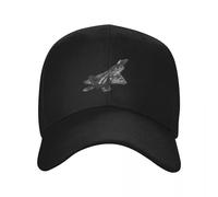 ZDEDPWNKU Gorra de béisbol Oscura f22 Raptor Sombrero Divertido Sombrero Nuevo Sombrero de Lujo Sombrero de Hombre Sombrero de Mujer