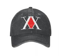 ZDEDPWNKU Gorra de béisbol Vampiro Primavera Otoño Padre Anime Hunter X Hunter Gorra de béisbol Killua Zoldyck HxH Sombreros Deportivos de Mezclilla