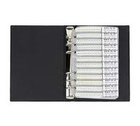 ZDETGU 1206 Serie 80 Capacitores de Valor Kit de Surtido Componentes Electrónicos Libro de Muestra Negro