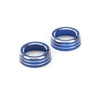 ZDETGU 2 Uds Cubierta de Perilla de Interruptor de Aire Acondicionado de Coche Reemplazo Azul para Elantra 2015-2020