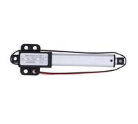 ZDETGU Actuador Lineal Eléctrico de 24 V, Actuador Telescópico de Movimiento Pequeño con Fuerza de 150 N, de 75 Mm, CC 24 V, 4 Mm/s, para Robótica, Maquinaria Industrial, Sistemas de Ventilación y