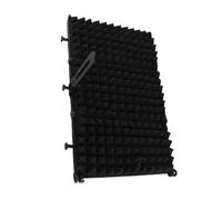 ZDETGU Aislamiento de Micrófono Cubierta Plegable para Grabación de Estudio que Absorbe el Sonido - Pantalla de Viento Portátil con Reducción de Ruido para Podcasting Transmisión de Voz en Off