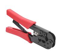 ZDETGU Alicates de Engarce Herramienta de Engarzado de Acero Duty 45 para Telecomunicaciones y Líneas Eléctricas Pelacables y Cortador Herramienta Manual Industrial Manual para Conexiones de Cables