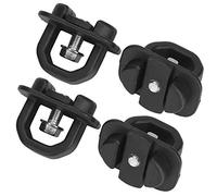 ZDETGU Anclajes de Plataforma de Camión de Alta Resistencia Ganchos de Amarre Seguros para 2007 y Más Nuevos Accesorios de Pared Lateral de Ajuste Directo Anclajes de Repuesto de Metal