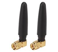 ZDETGU Antena de Alta Ganancia 3DBI con Pin Interno SMA Macho, Mayor Distancia de Comunicación para IoT y Dispositivos Inteligentes, Carcasa de Plástico ABS, Conector de Cobre (Modelo de Codo