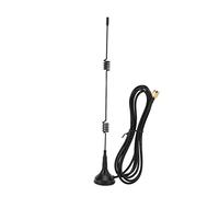 ZDETGU Antena de Ventosa 2.4G con Base Magnética, Antena WiFi de Alta Ganancia, Interfaz SMA Omnidireccional para Mayor Resistencia, Reduce Interferencias, Compatible con Monitoreo, Hogar,