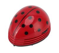 ZDETGU Aspirador de Escritorio Portátil Inalámbrico de Mano con Fuerte Succión para Coche Diseño Giratorio Ergonómico Rojo