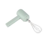 ZDETGU Batidora de Mano Recargable USB para Hornear Batidora Eléctrica Inalámbrica Portátil con Batidor de Acero Inoxidable para Pasteles Cremas y Claras de Huevo de Cocina Compacta con Motor (Cian