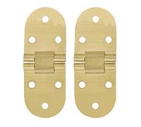 ZDETGU Bisagra de Mesa de Cobre de 80x30 Mm - Bisagra de Bandeja Abatible para Movimiento Silencioso - Plegable para Muebles para Puertas de Escritorio de Máquinas de Coser - de Metal Resistente con