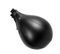 ZDETGU Boxing Speed PU Leather MMA Muay Thai Training Kit de Bolsa de Golpe con Bomba Infladora para Experiencia de Entrenamiento (Black)